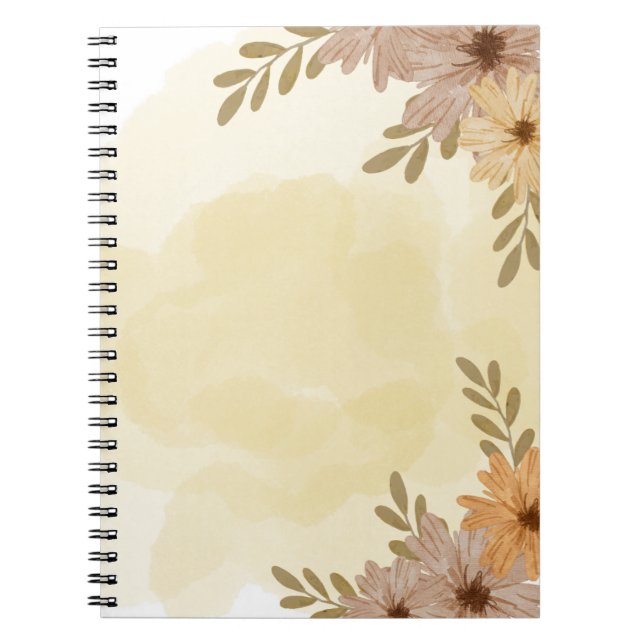 Charming Floral Notebook (Front)