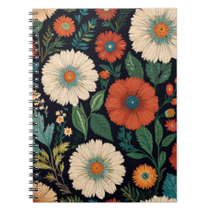 Charming Floral Notebook