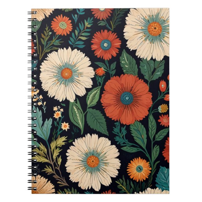 Charming Floral Notebook (Front)