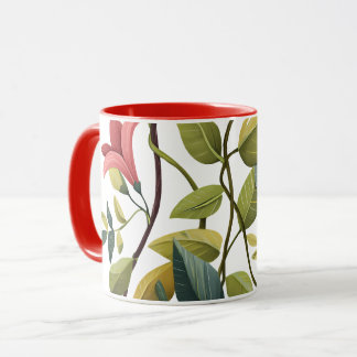 Charming Floral Print Coffee Mug