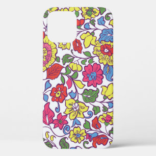 Charming Floral: Seamless Garden Texture iPhone 12 Case