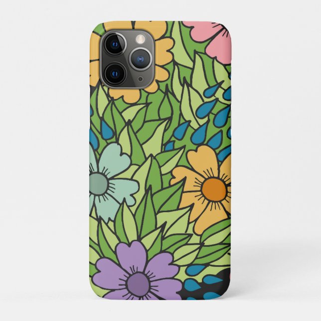 Charming Floral Wallpaper Case-Mate iPhone Case (Back)