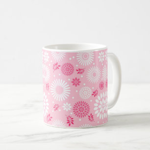 Charming Floral Wallpaper Pattern Background Coffee Mug