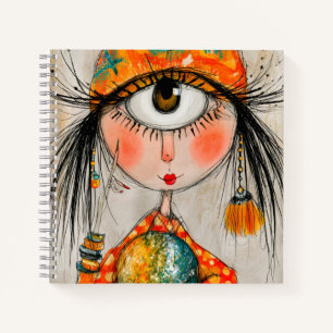 Charming Fortune Teller Cyclops Notebook