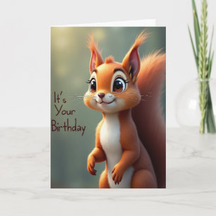 Charming Furry Gaze Card