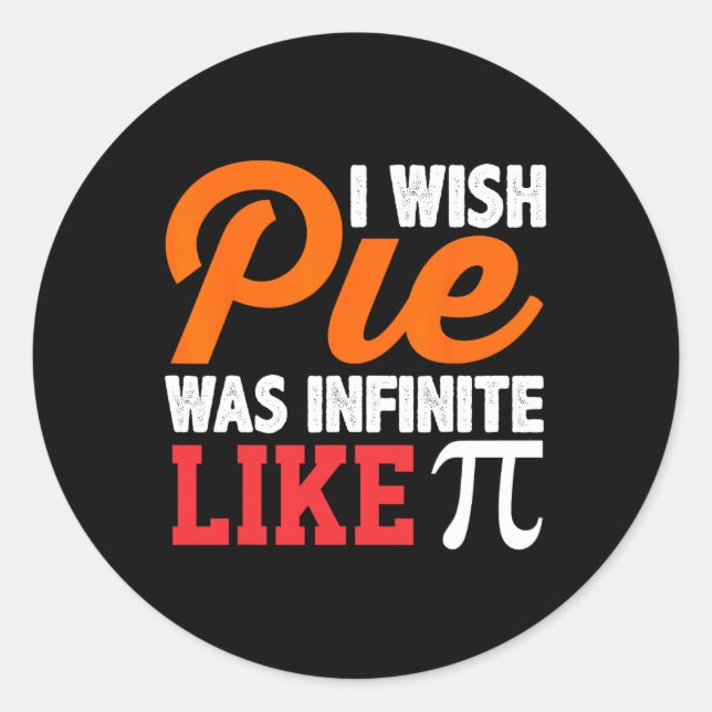 Charming Geek Pi Day  Classic Round Sticker (Front)
