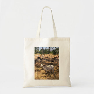 Charming Goat Tote Bag – Rustic Farm Animal