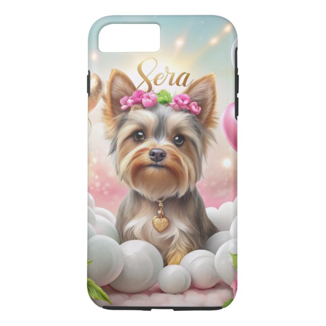 Charming Golden Yorkshire Terrier Case-Mate iPhone Case (Back)
