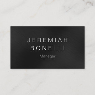 Charming Grey Background Chic Business Card