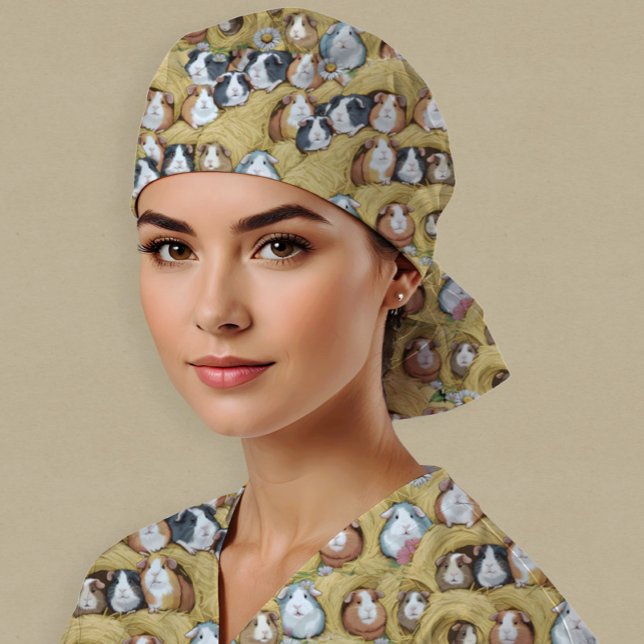 Charming Guinea Pig Haystack Fabric (Creator Uploaded)