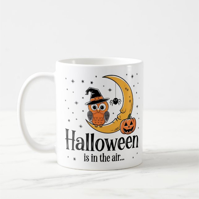 Charming Halloween Mug: Sip Your Spooky Spirit Coffee Mug (Left)