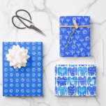 Charming Hanukkah Patterns Stars Sweaters Menorahs Wrapping Paper Sheet<br><div class="desc">Hope you like this hand made paper variety pack.  Check out my shop for lots more colours and patterns and let me know if you'd like something customised.</div>