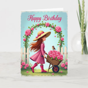 Charming Hat Birthday Card