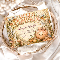 Charming Hello Pumpkin Diaper Raffle