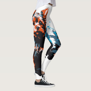 Charming highlighting a Yorkshire Terrier Leggings