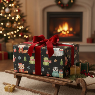 Charming Holiday Gathering Festive Gift Wrap