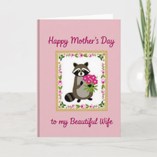 Charming Illustrated Mothers Card