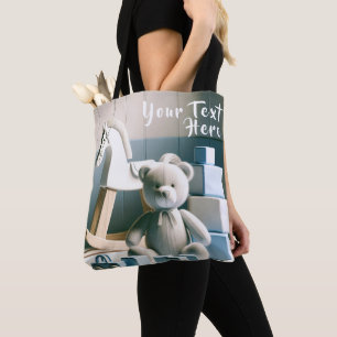 Charming Kids' Room with Toys Tote Bag