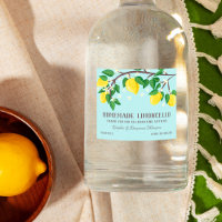Charming Lemon Branch Limoncello Thank You