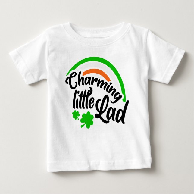 Charming Little Lad Baby Boy T-shirt (Front)