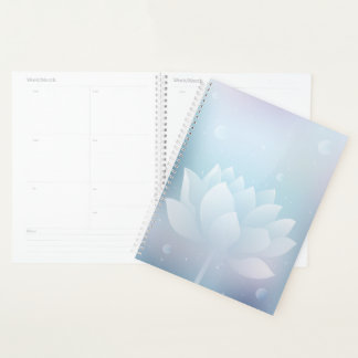 Charming Lotus Hardcover Planner