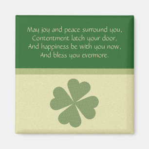 Charming Lucky Clover Magnet