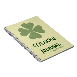 Charming Lucky Clover Notebook