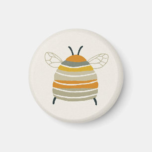 Charming Mid‑Century Honeybee Magnet