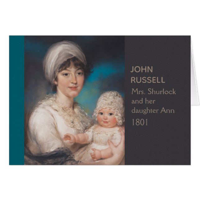 Charming mother baby portrait John Russell CC0972 (Front Horizontal)