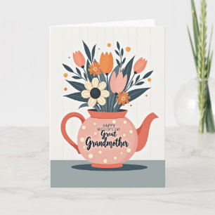 Charming Mothers Day Teapot Card