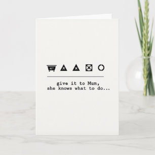 Charming Mum Knows Best Card