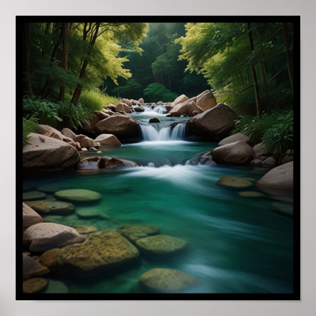 Charming nature landscape poster (Front)