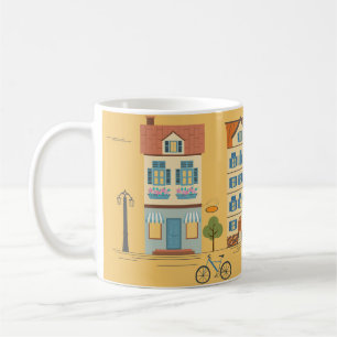 Charming Neighborhood Street Mug – Cozy Urban Life