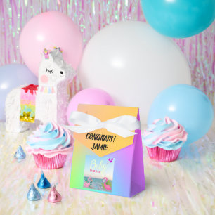 Charming Ocean-Inspired Flamingo Baby Shower Favour Box