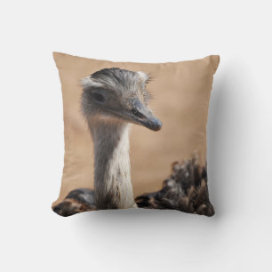 Charming ostrich cushion
