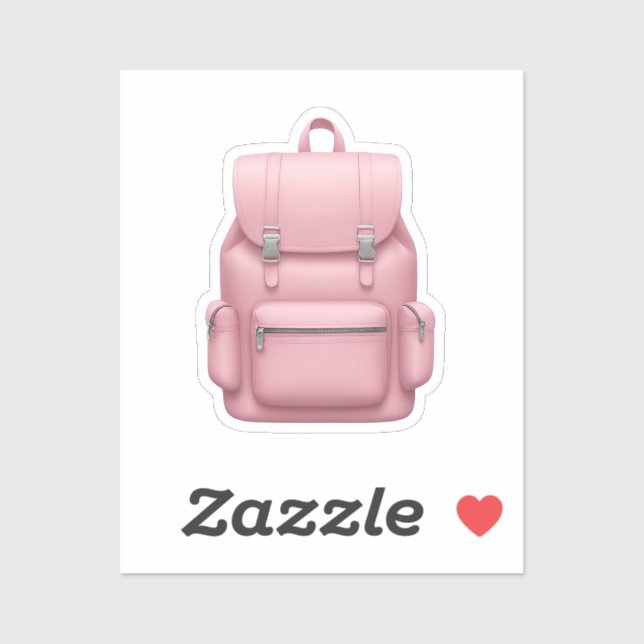 Charming Pink Backpack Emoji  (Sheet)
