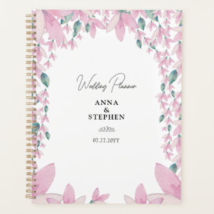 Charming Pink Wisteria Wedding Planner