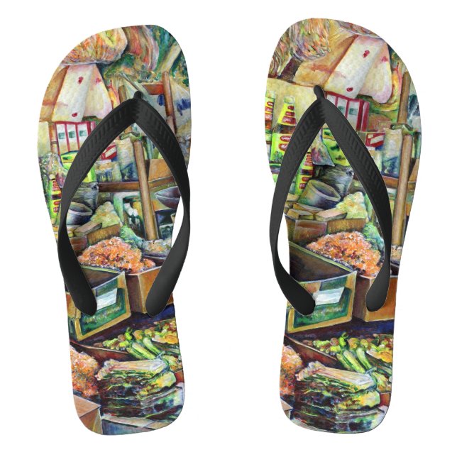 Charming Promises of a Fine Tekka Centre Singapore Thongs (Footbed)