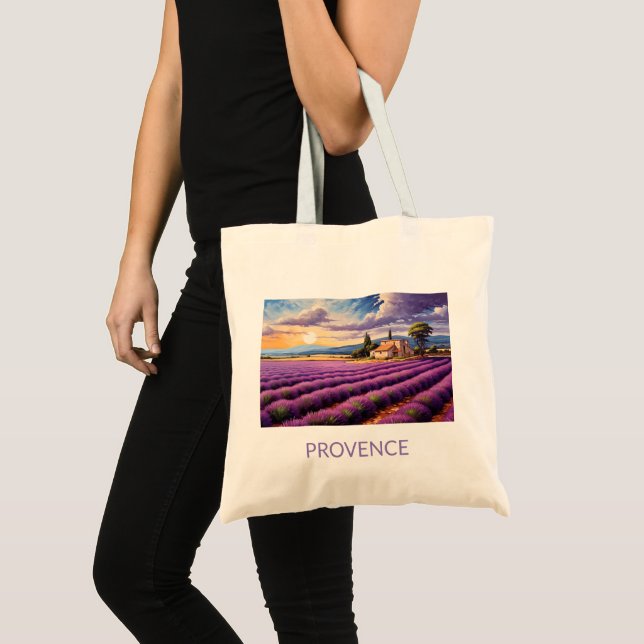 Charming Provence Landscape Tote Bag (Front (Product))