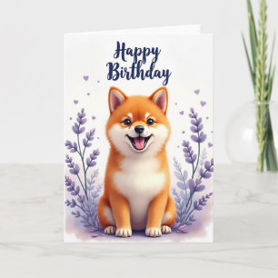 Charming Pup Birthday Card