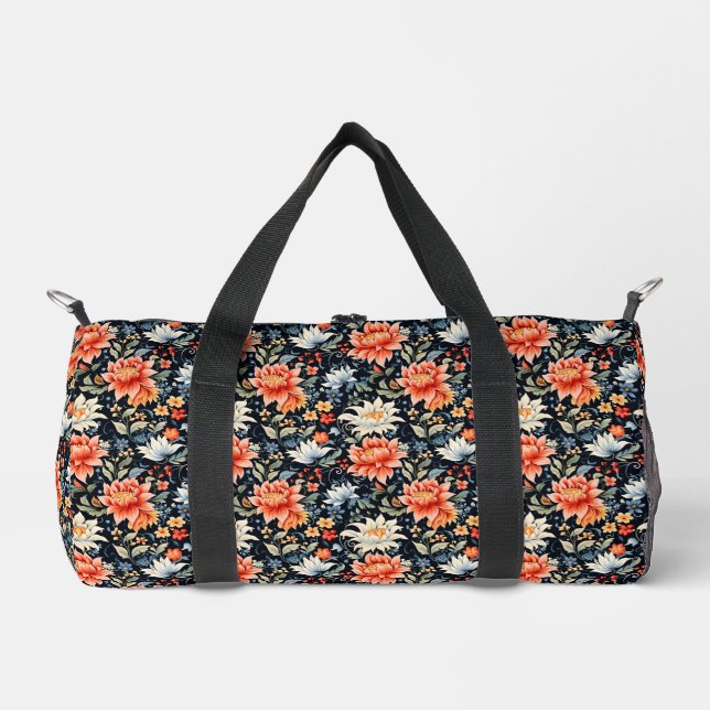 Charming Ranya Floral Pattern-65293 Duffle Bag (Front)