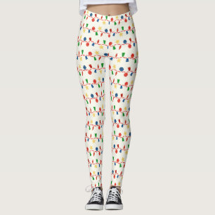 Charming retro Christmas ornaments Leggings