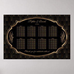 Charming Roaring 20s Great Gatsby Seating Chart