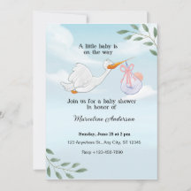 charming Robin-inspired baby shower invitations