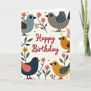 Charming Rustic Birthday Card