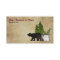 Charming Rustic Mountain Country Silhouette Bear