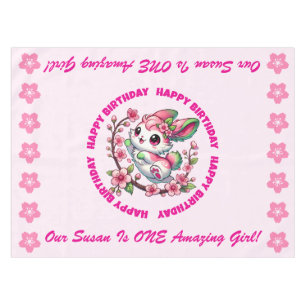 Charming Sakura Bunny Tablecloth
