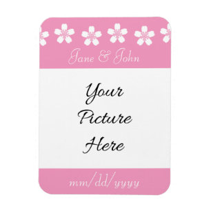 Charming Sakura in Petal Pink Save-the-Date Magnet