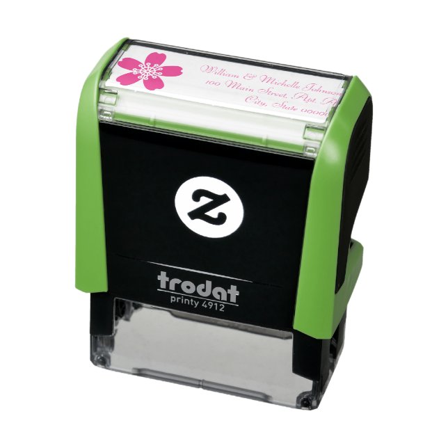Charming Sakura Self-Inking Address Stamp (Product)