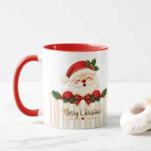 Charming Santa Merry Christmas Mug